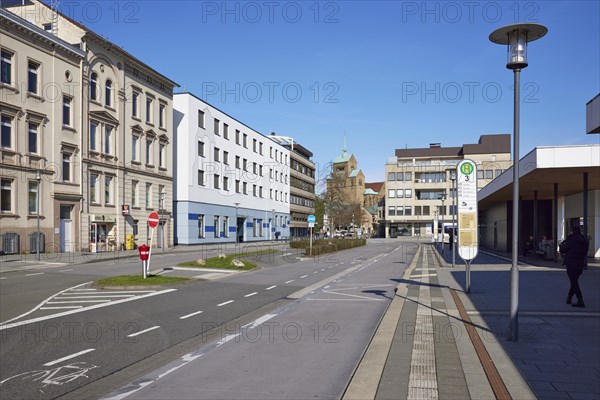 Minden bus station, Muehlenkreis Minden-Luebbecke, North Rhine-Westphalia, Germany, Europe