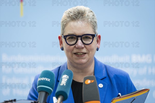 Christine Vogler, President of the German Nursing Council, recorded during talks on the key points of the Nursing Competence Act with nursing associations at the Federal Ministry of Health in Berlin, 20 March 2024