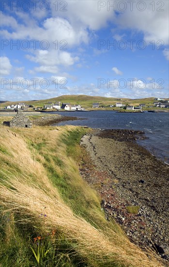 Village of Walls, Mainland, Shetland Islands, Scotland, United Kingdom, Europe