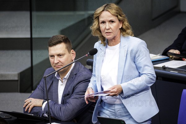 Steffi Lemke, Federal Minister for the Environment, Nature Conservation, Nuclear Safety and Consumer Protection, during the government questioning in the German Bundestag. Berlin, 20 March 2024