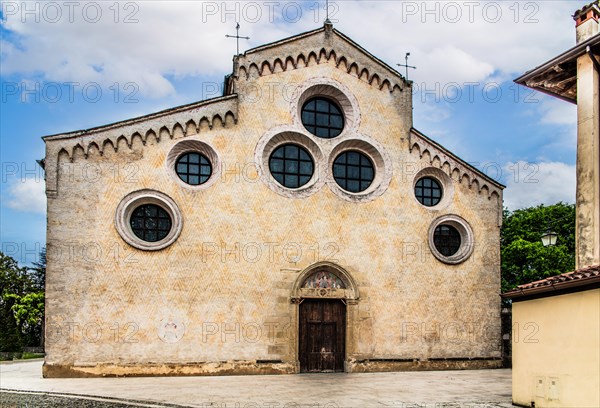 Duomo di Santa Maria Maggiore, 13th century, historic city centre, Spilimbergo, Friuli, Italy, Spilimbergo, Friuli, Italy, Europe