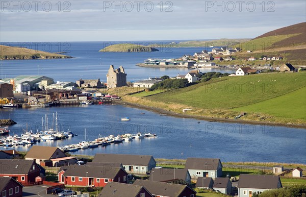 Scalloway village, Shetland Islands, Scotland, United Kingdom, Europe
