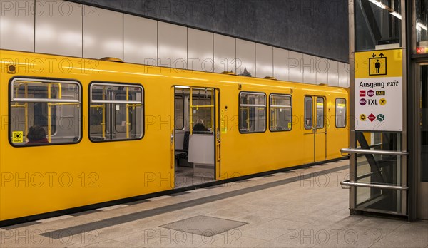 Underground station Brandenburg Gate, Berlin, Germany, Europe