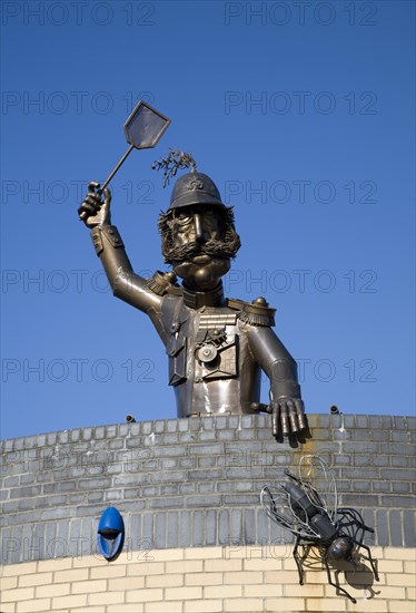 Public art used as part of town centre management, the Major by Paul Richardson, Ipswich, Suffolk, England, United Kingdom, Europe