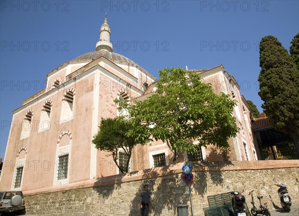 Suleyman mosque, Old Town, Rhodes, Greece, Europe