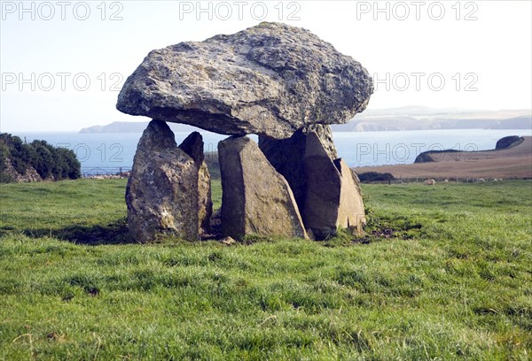 Careg Samson chambered tomb, near Abercastle, Pembrokeshire, Wales, United Kingdom, Europe