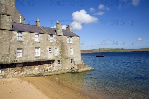 Beach and sea, Lerwick, Shetland Islands, Scotland, United Kingdom, Europe