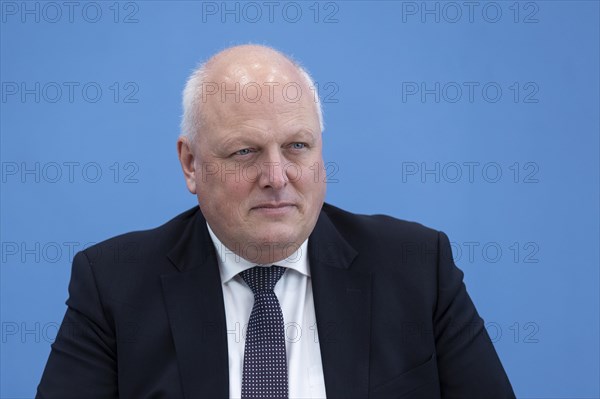 Prof Ulrich Kelber, Federal Commissioner for Data Protection and Freedom of Information (BfDI), recorded as part of the presentation of the BfDI's activity report at the Federal Press Conference in Berlin, 20 March 2024