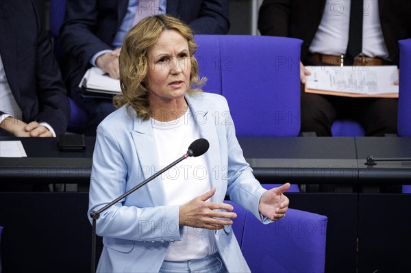 Steffi Lemke, Federal Minister for the Environment, Nature Conservation, Nuclear Safety and Consumer Protection, during the government questioning in the German Bundestag. Berlin, 20 March 2024