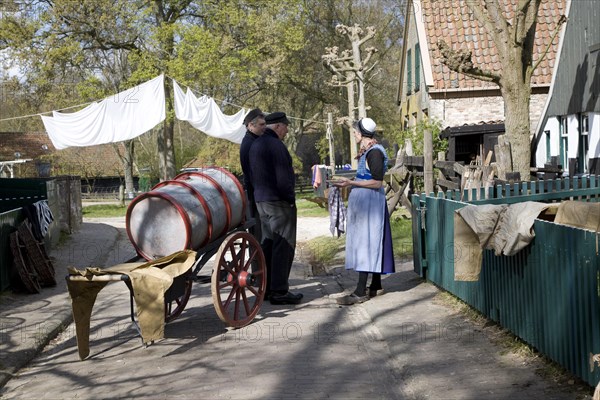 Urk village, Zuiderzee museum, Enkhuizen, Netherlands