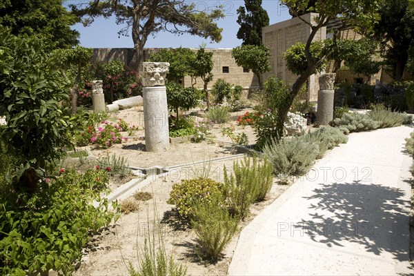 Garden Archaeological museum, Rhodes, Greece, Europe