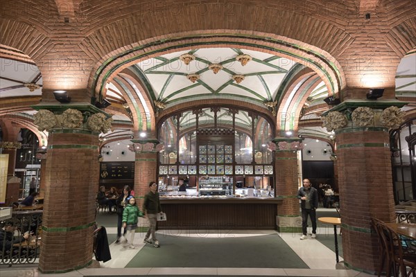 Concert Hall, Palau de la Musica Catalana, Barcelona, Catalonia, Spain, Europe