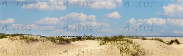 Oasis FKK Dune Beach Panorama Norderney Germany