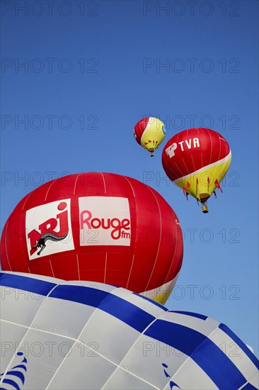 Hot-air balloons, Ballooning Festival, Saint-Jean-sur-Richelieu, Quebec Province, Canada, North America