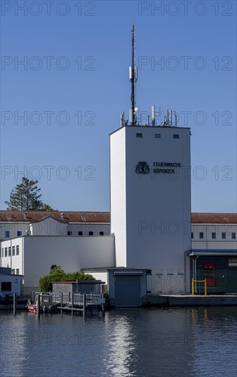 Koepenick fire station on the Spree, Berlin, Germany, Europe