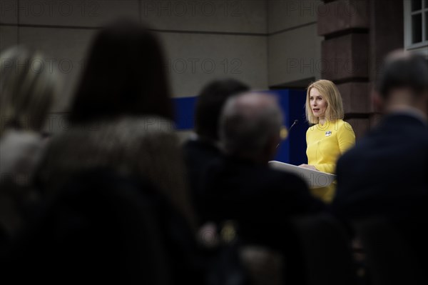 Katja Kallas, Prime Minister of Estonia, photographed during the award ceremony of the Walter Rathenau Prize in Berlin, 19.03.2024. Photographed on behalf of the Federal Foreign Office