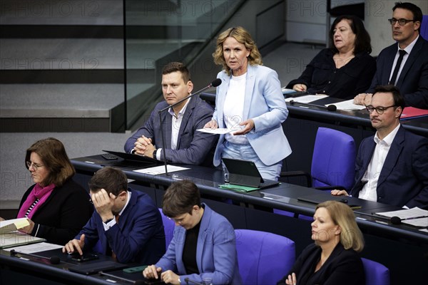 Steffi Lemke, Federal Minister for the Environment, Nature Conservation, Nuclear Safety and Consumer Protection, during the government questioning in the German Bundestag. Berlin, 20 March 2024