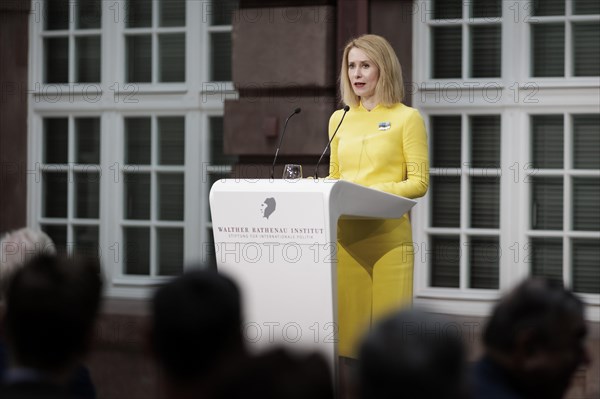 Katja Kallas, Prime Minister of Estonia, photographed during the award ceremony of the Walter Rathenau Prize in Berlin, 19.03.2024. Photographed on behalf of the Federal Foreign Office