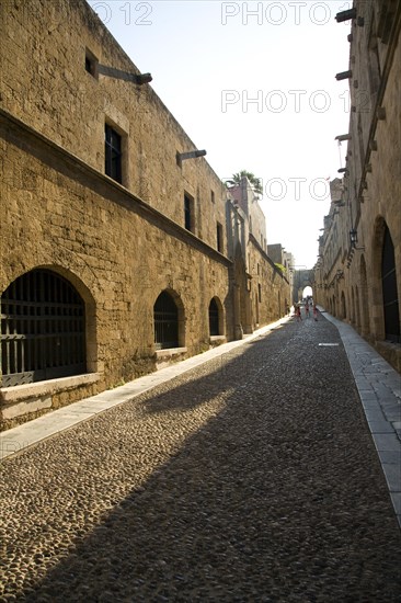 Ippoton, Street of the Knights, Old town, Rhodes, Greece, Europe