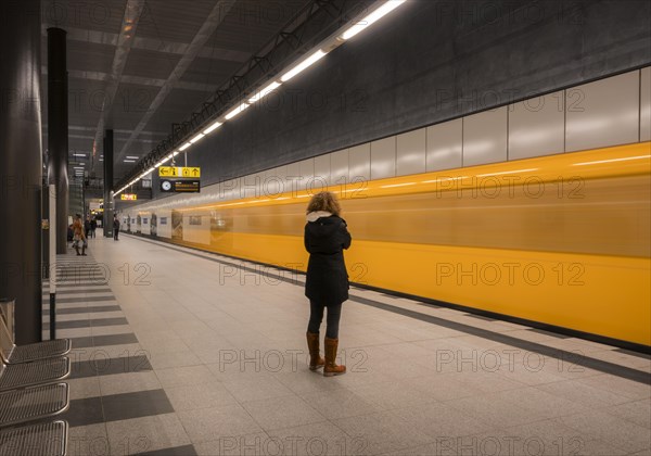 Underground station Brandenburg Gate, Berlin, Germany, Europe