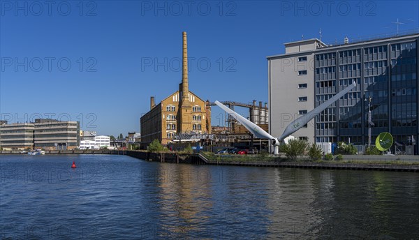 Industrial and factory site on the Spree, luminaire factory, Berlin-Oberschoeneweide, Berlin, Germany, Europe