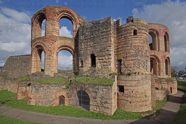 Roman UNESCO Imperial Baths and ancient historical bathing complex, thermal baths, Roman times, Trier, Rhineland-Palatinate, Germany, Europe