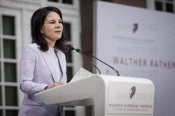 Annalena Baerbock (Alliance 90/The Greens), Federal Foreign Minister, photographed during the awarding of the Walter Rathenau Prize to Katja Kallas, Prime Minister of Estonia, in Berlin, 19.03.2024. Photographed on behalf of the Federal Foreign Office