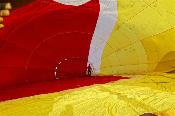 Hot-air balloons, Ballooning Festival, Saint-Jean-sur-Richelieu, Quebec Province, Canada, North America