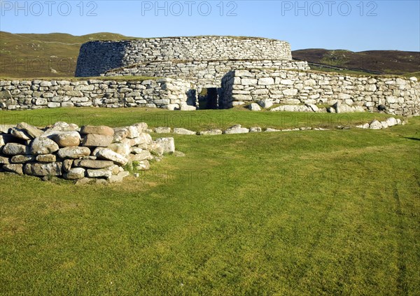 Clickimin broch, Lerwick, Shetland Islands, Scotland, United Kingdom, Europe