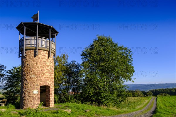 Seidenroether Warte near Steinau an der Strasse, Hesse, Germany, Europe