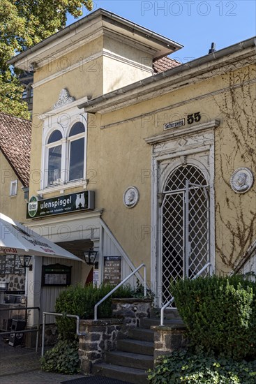 Ulenspiegel, bar, dance hall, pub, beer garden, theatre, cabaret, Art Nouveau building, old town, Giessen, Giessen, Hesse, Germany, Europe