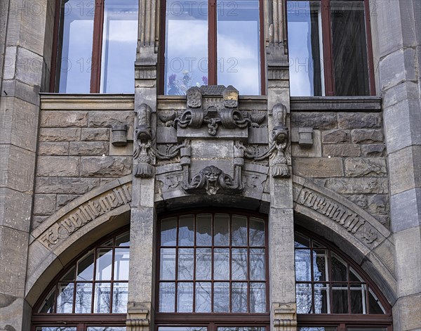 Historic architecture, Charlottenburg Town Hall, Alt-Lietzow entrance, Berlin, Germany, Europe