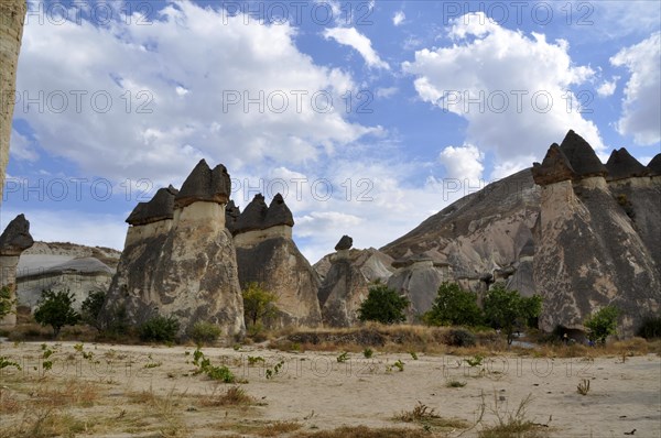 Cappadocia, village, landscape, Turkiye