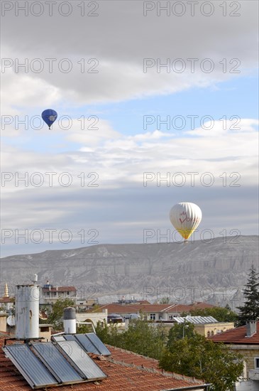 Goreme, Cappadocia, village, landscape, Turkiye