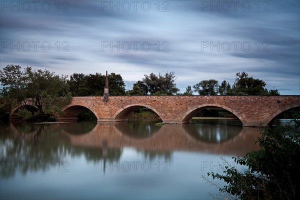 Histroric Ulrich's Bridge in Wendlingen am Neckar