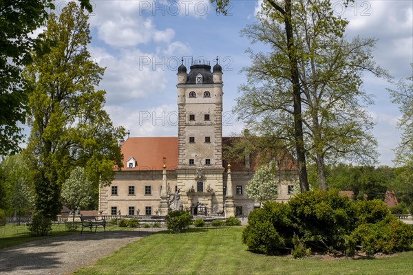 Greillenstein Castle in Roehrenbach, Waldviertel, Lower Austria, Austria, Europe