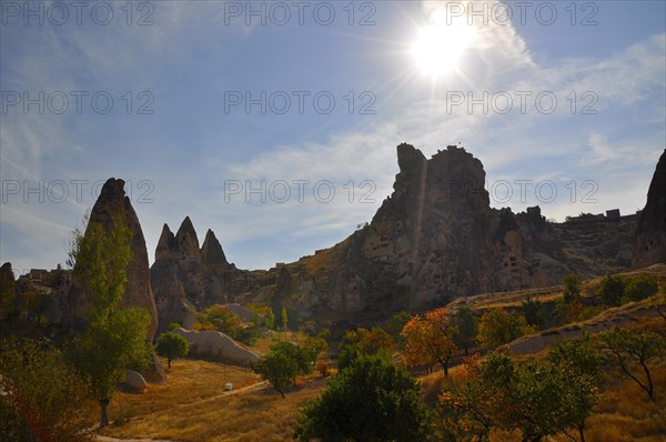 Cappadocia, village, landscape, Turkiye