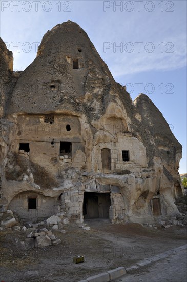 Goreme, Cappadocia, village, landscape, Turkiye