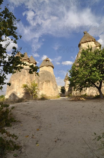 Cappadocia, village, landscape, Turkiye