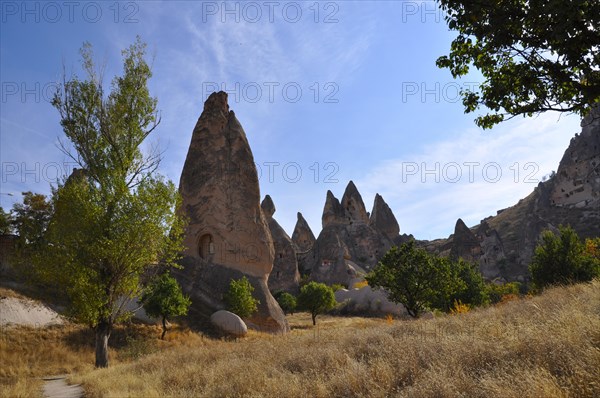 Cappadocia, village, landscape, Turkiye