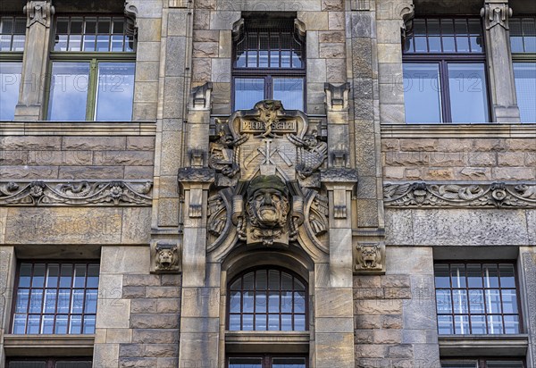 Historic architecture, Charlottenburg Town Hall, Alt-Lietzow entrance, Berlin, Germany, Europe