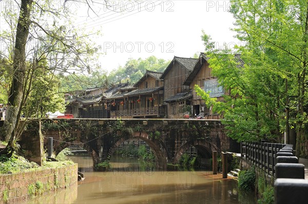 Shangli old village, travel, sichuan, china