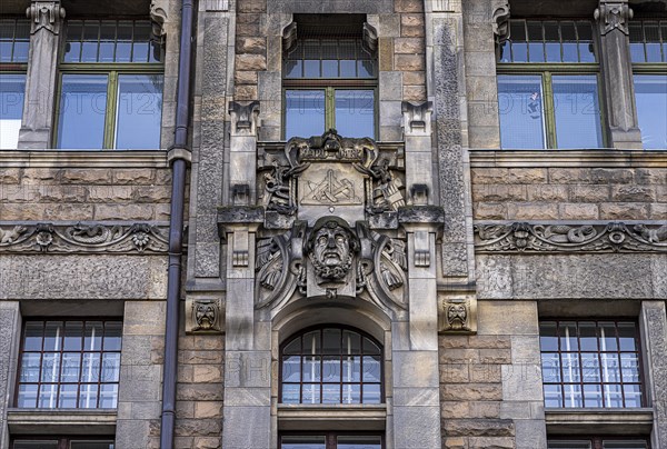 Historic architecture, Charlottenburg Town Hall, Alt-Lietzow entrance, Berlin, Germany, Europe