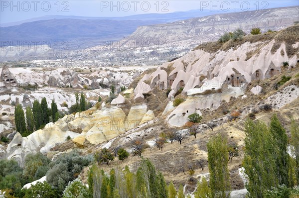 Cappadocia, village, landscape, Turkiye