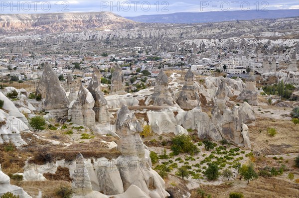 Cappadocia, village, landscape, Turkiye