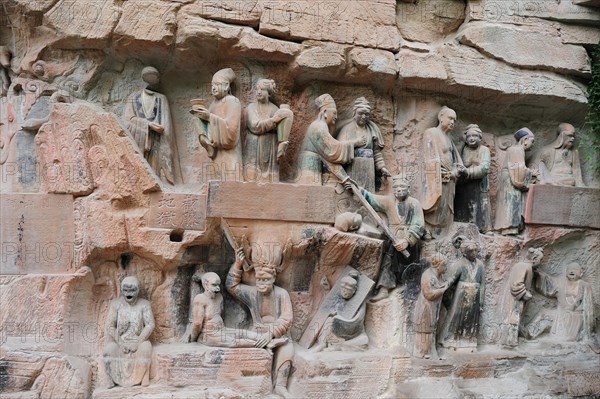 Dazu rock carvings, china