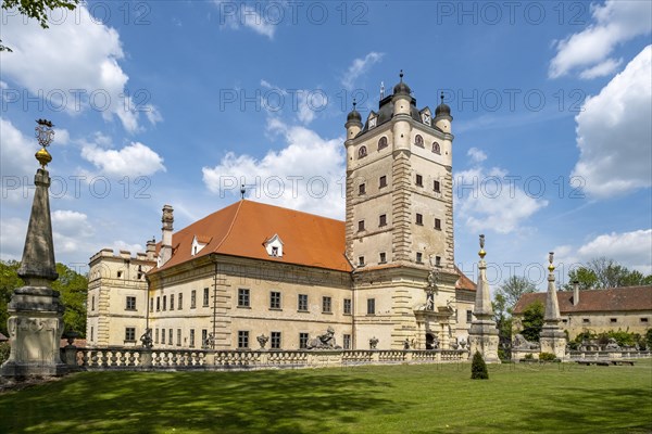 Greillenstein Castle in Roehrenbach, Waldviertel, Lower Austria, Austria, Europe