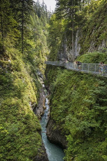 Leutaschklamm, Mittenwald, Werdenfelser Land, Upper Bavaria, Bavaria, Germany, Europe