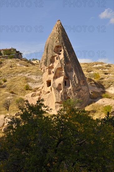 Cappadocia, village, landscape, Turkiye