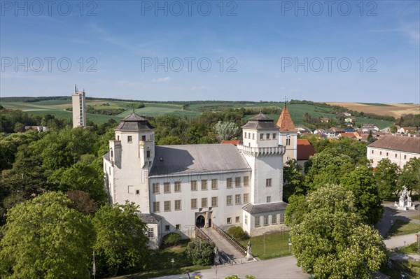 Asparn Castle, Asparn an der Zaya, Weinviertel, Lower Austria, Austria, Europe